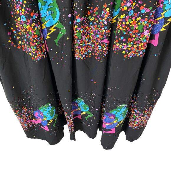 Nooworks Naomi Cosmic Ladies Black Sleeveless Dress NWTs size medium - Picture 7 of 9